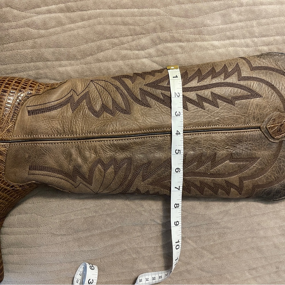 Rock’em Women’s Brown Tall Cowboy Boots - Picture 8 of 10